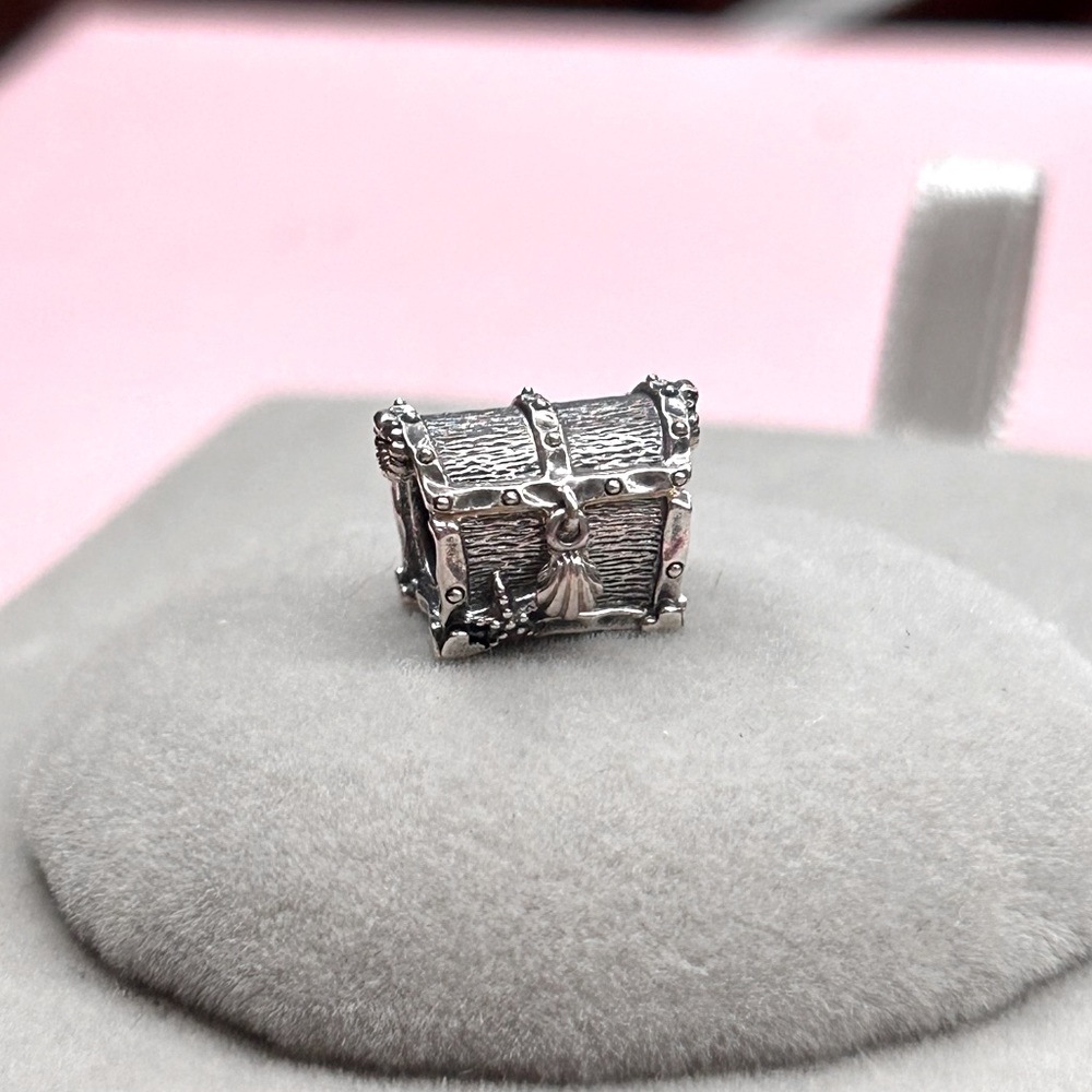 Authentic Silver Pandora Chest of Treasure Charm